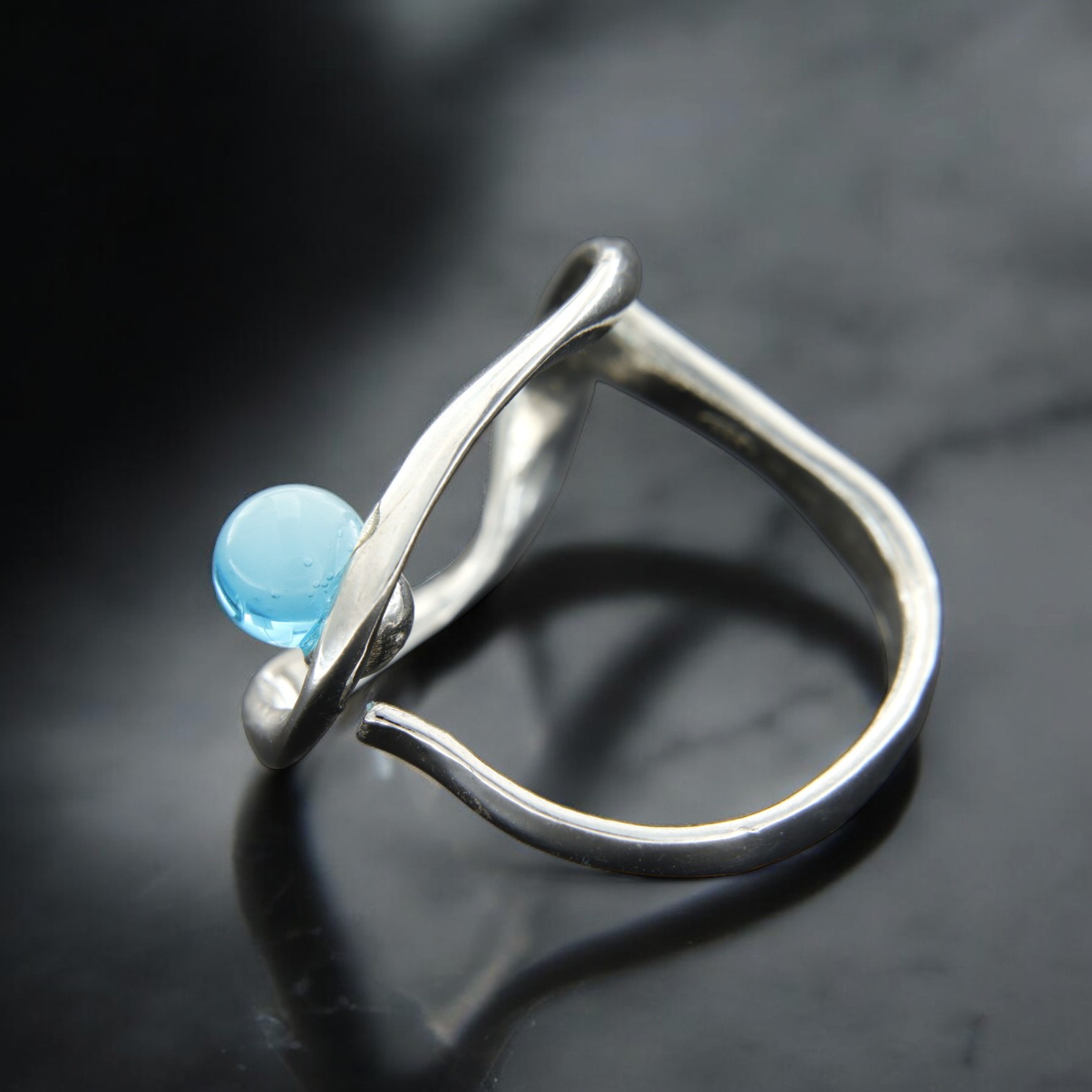 Anello "Onda" Blu Edition - immagine 3